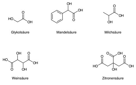 chemische Struktur von Kakaoinhaltsstoffen
