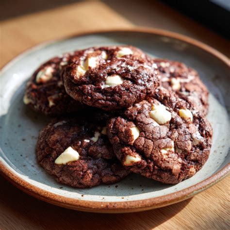 cookies mit weißen schokoladenchunks