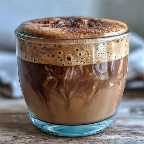 cremiger Tassenpudding in einer Tasse mit Schokostreuseln