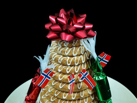 dänisches Kransekage zur Silvesterfeier