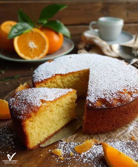 detailaufnahme: schnittbild mandarinenkuchen, saftige krume