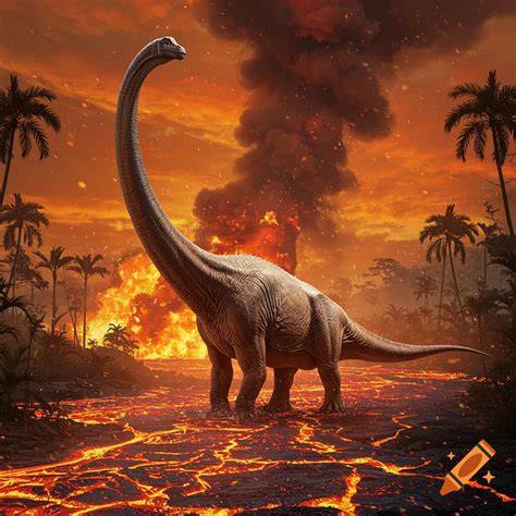 dino lava tortenidee