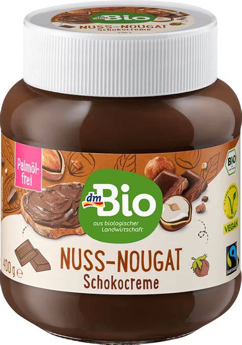 dm Bio Schokocreme Glas und Etikett