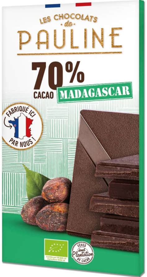 dunkle Schokolade 70% Kakao auf Holz
