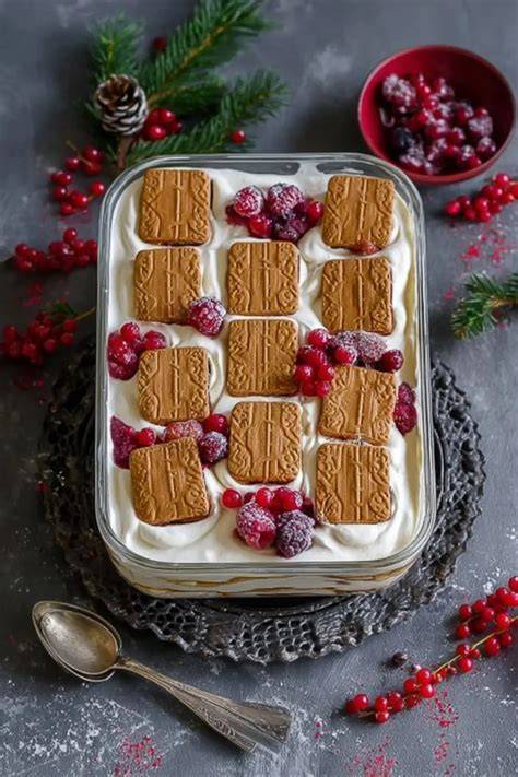 einfaches Ricotta-Blitzdessert mit Beeren
