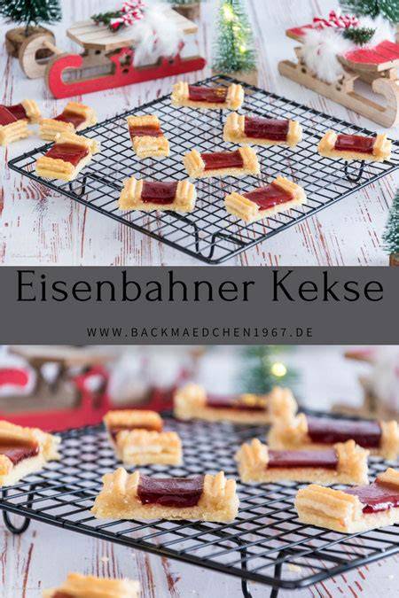 eisenbahner kekse als geschenkidee, hübsch verpackt