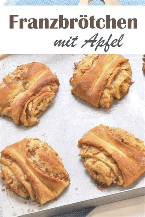 franzbrötchen mit apfelfüllung