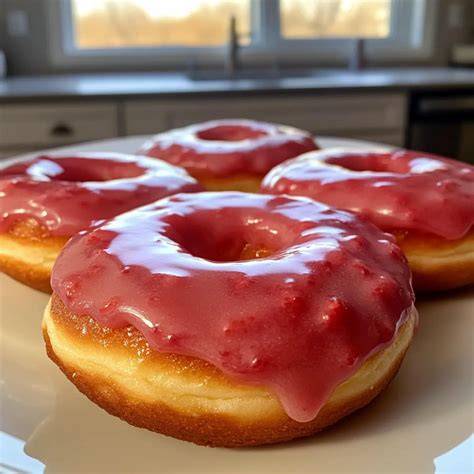 frisch glasierte Donuts auf Gitter