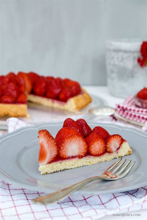frische Erdbeeren und Tortenboden, Zutatenübersicht
