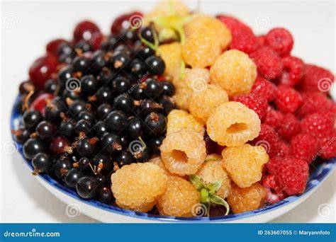 frische rote Johannisbeeren und rote Chili auf Küchenbrett, Zutaten-Overview