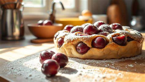 frische und gefrorene Früchte für Kuchen