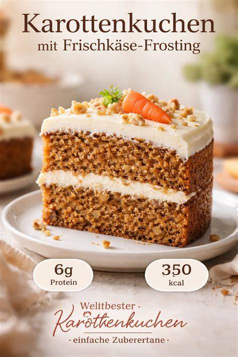 frischkaese frosting auf karottenkuchen