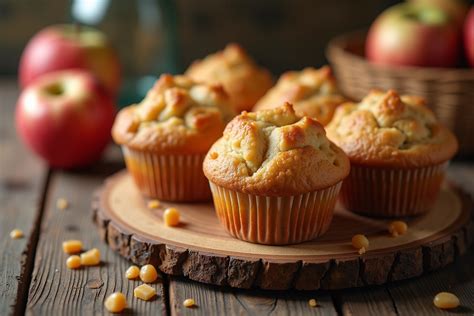 fruchtige Muffins mit Apfelmus