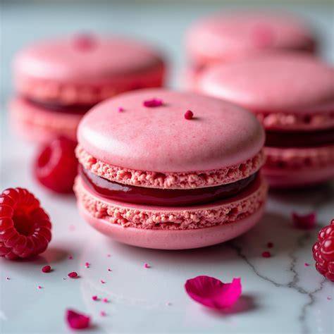 ganache-gefüllte-macarons-rosa