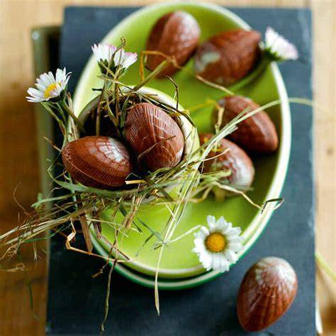 gefüllte Aluminiumkapseln mit Ganache und Dekor
