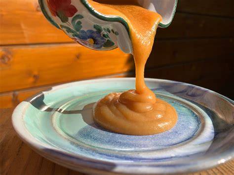 gesalzene Karamellsoße mit Fleur de Sel
