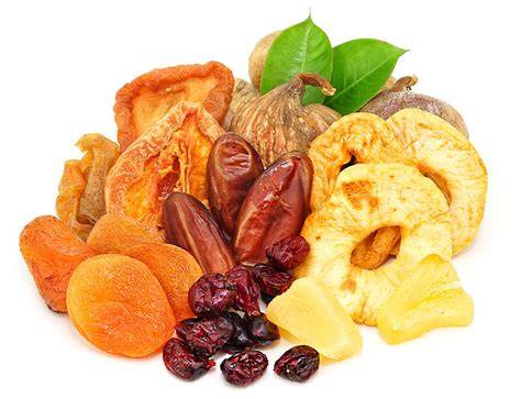 getrocknete früchte und energieriegel