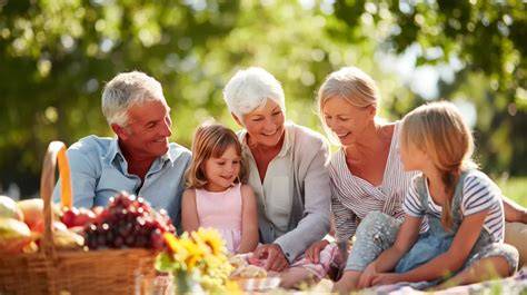 glückliche Familie genießt vegane Muffins beim Picknick