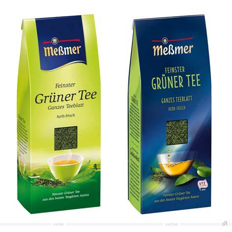 grüner Tee, lose Blätter und Aufguss