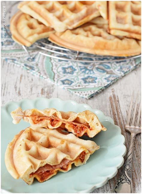 herzhafte Kürbiswaffeln im Waffeleisen