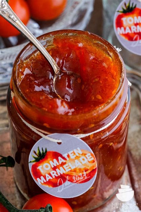 herzhafte Tomatenmarmelade mit Rosmarin