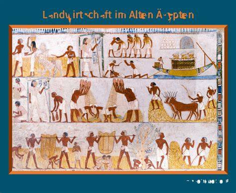historische Darstellung von Honigkuchen im alten Ägypten