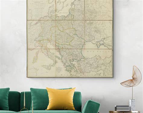 historische Nougatkarte Europa mit regionalen Varianten
