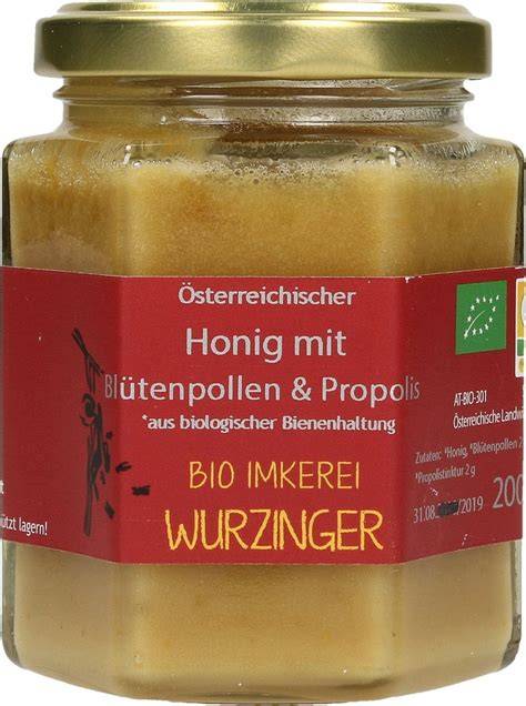 honig mit wabe pollen propolis