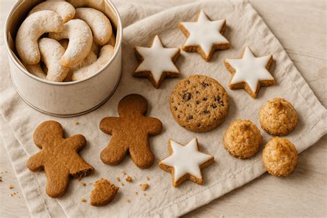 infografik: gesunde Zutaten für zuckerfreie Weihnachtsplätzchen