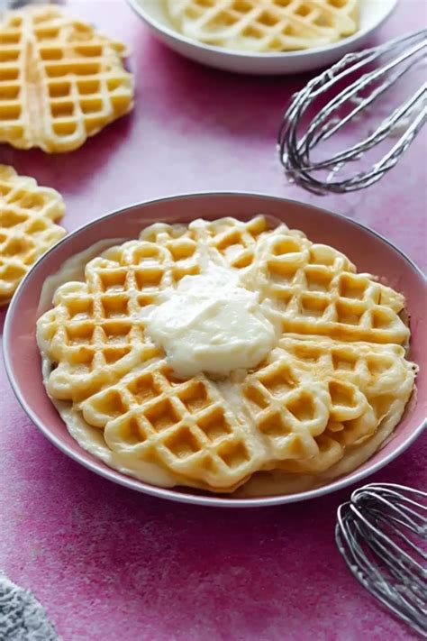 infografik Waffelteig Zubereitungsschritte