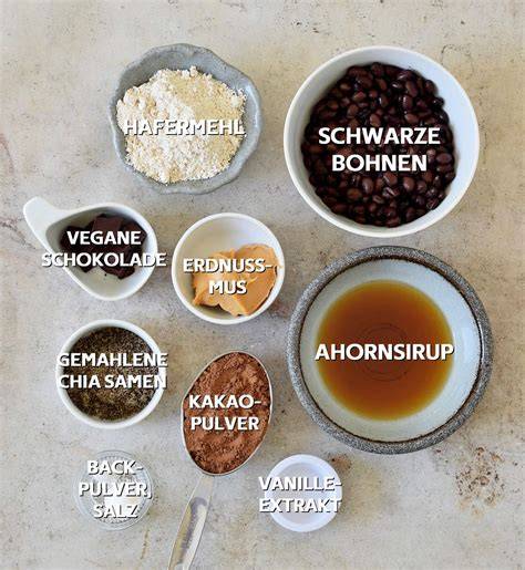 infografik Zutaten für vegane Brownies