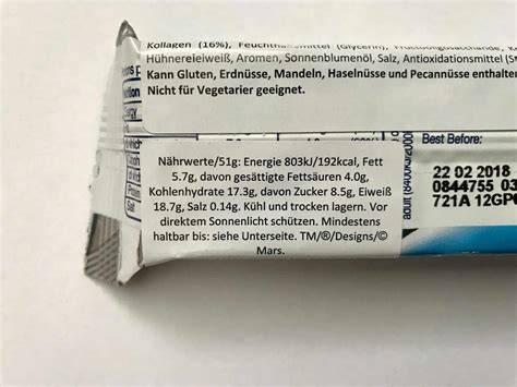 infografik bounty nährwerte dunkel
