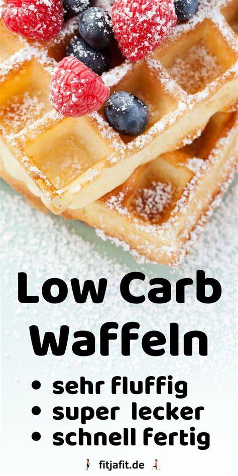infografik low carb waffeln nährwerte
