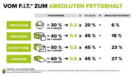 infografik zum fettgehalt und eiscreme