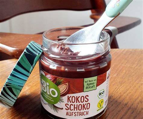 infografik zutaten kokos schoko aufstrich