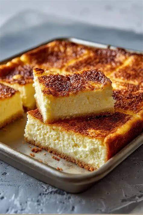 käsekuchen im ofen mit leicht geöffneter tür