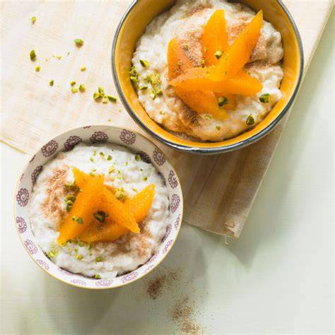 kalter Milchreis mit frisch-fruchtigen Toppings