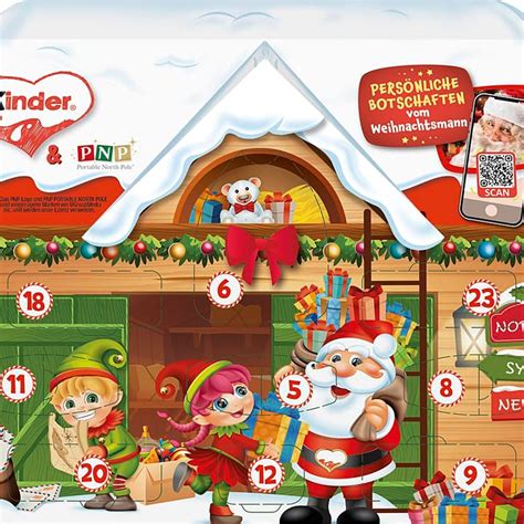 kinder Mix 3D-Haus Adventskalender 2025 Design