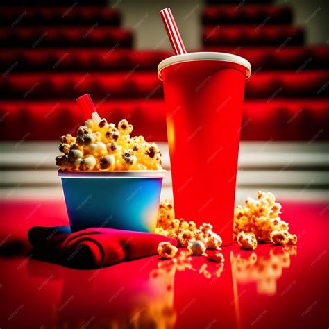kinoszene mit schüssel vanille-popcorn und filmabend-atmosphäre