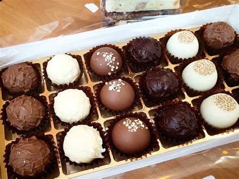 klassische Cognac Trüffel Pralinen
