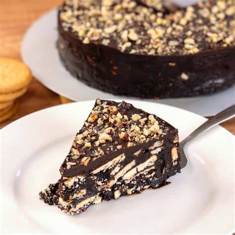 klassischer angeschnittener Mosaik Kuchen