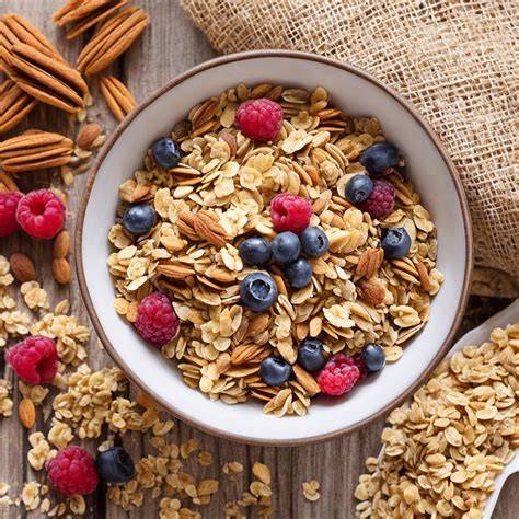 knusprige Dinkelkörner im Müsli