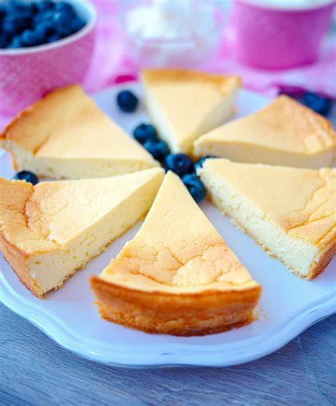 langsam abgekühlter Käsekuchen