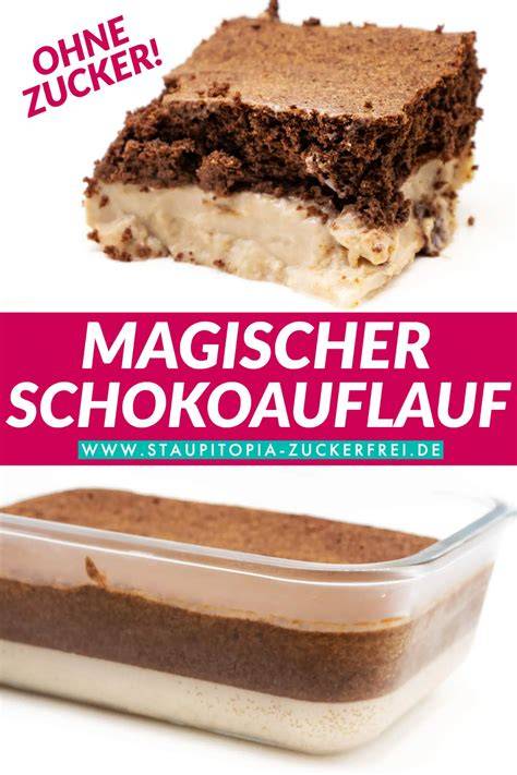magischer Schokoauflauf in Auflaufform