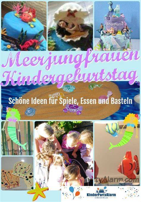 meerjungfrau trend kindergeburtstag torten ideen