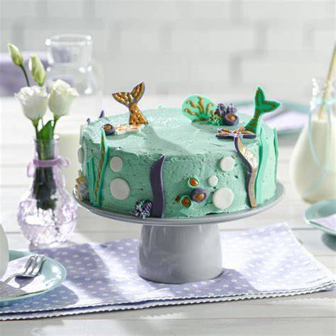 meerjungfrauen torte schritt fuer schritt backanleitung sally