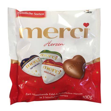 merci Herzen Produktionslinie und Verpackungsdesign