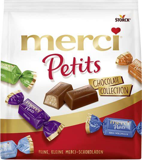 merci petits präsentation und verpackung