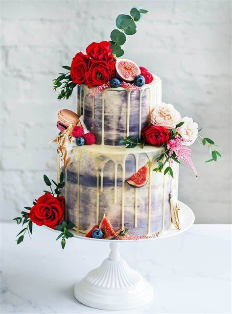 moderne und retro hochzeitstorten designs