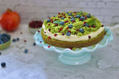 moos torte aus dem backofen